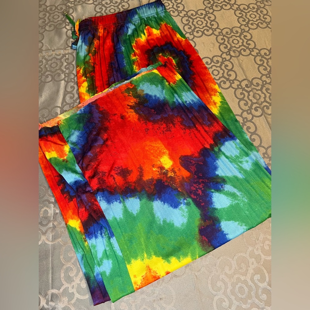 Rogue Multicolor Tie-Dye Pants NWOT